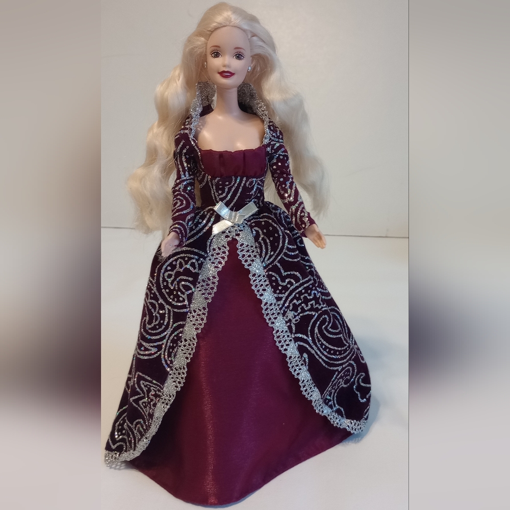 1996 Winter fantasy Barbie Doll, blonde.